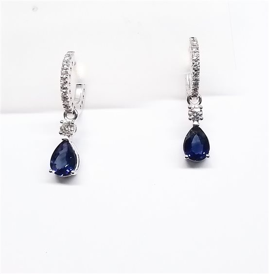 Orecchini Soprana Donna ZAFFIRO in Oro Zaffiro 1.36 Ct OSG ZF - OSG ZF